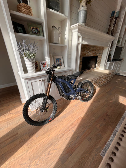 Surron LBX frame guards (navy)