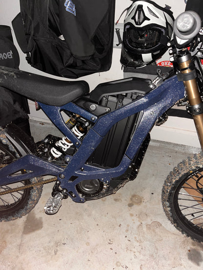 Surron LBX frame guards (navy)